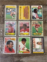 Vintage 49Ers OLD Football CARDS NFL Sleeve
