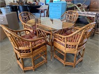 Vintage Brighton Bamboo Table & Chairs
