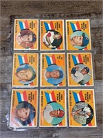 1960 R&S Topps Baseball Vintage Sleeve MLB Cards