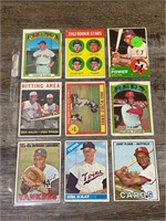 70s 60s MLB Baseball Vintage CARD Sleeve W stars