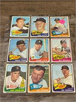 1965 Topps MLB Baseball OLD Vintage Sleeve W Stars