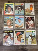 60 70s MLB Baseball OLD Vintage Sleeve W Stars