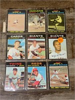 1971 Topps Baseball MLB Card Sleeve W Stars