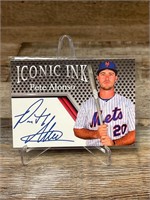 Iconic Ink Cut Autograph Pete Alonso CARD