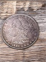 1885 90% Silver Morgan $1 Dollar US Coin