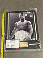 HUGE ! Muhmmad Ali Auto Signed Matted Photo COA