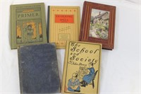 Antique and Vintage School Books