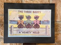 The Three Bares A "Hearty" Hello Sign