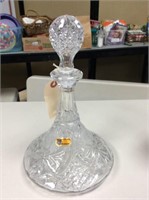 Hand crafted genuine lead crystal decanter