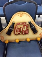 Collectors Coca-Cola coat rack