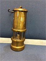Vintage brass oil lamp small