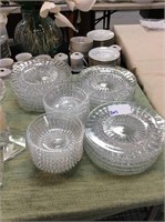 Lambert crystal set of 30 pieces between bowls