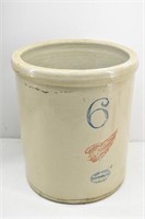 RED WING 6-gal Union Stoneware Pottery Crock