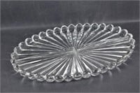 "Heisey" Crystolite Glass Divided Relish Dish/Tray