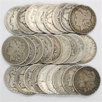 (26) 1897-1891Morgan Silver Dollars - Culls