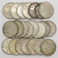 (22) 1921 Morgan Silver Dollars