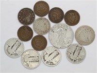 $1.75 Face Value Silver Coins Plus 15 Cents