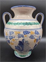 Italian Ceramic Two Handled Vase