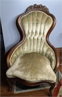 Victoria Carved Mahogany Side Chair