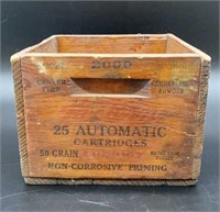 Antique Western Ammo Wood Crate