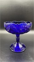 Cobalt Blue 8inch Tall Compote
