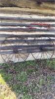 Antique Wagon Wheels - 55 inches