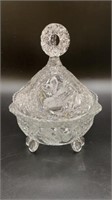 Hofbauer Byrd Crystal Covered Candy Dish