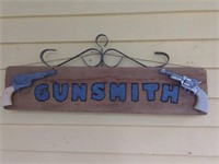 Barnwood Gunsmith Sign