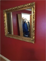 Gold Colored Wall Mirror