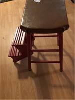 Vintage step stool. Nice