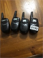 4 walkie talkies.  Uniden