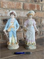 Vintage Blue Boy & Pink Girl Figurines