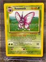2000 Base Venomoth Non Holo Rare Pokemon CARD