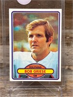 1980 Topps Bob Griese Football CARD