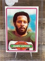 1980 Topps Football James Lofton CARD