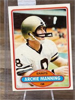 1980 Topps Football Archie Manning CARD