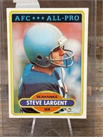 1980 Topps Football Steve Largent CARD
