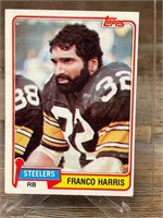 1981 Topps Football Franco Harris CARD