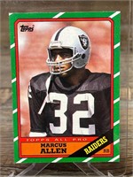 1986 Topps Football Marcus Allen CARD