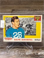 1955 TOPPS Football Card RALPH KERCHEVAL