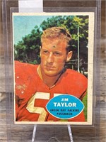 1960 Topps Football Jim Taylor CARD