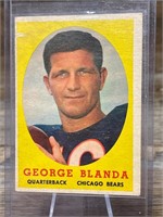 1958 Topps Football Geroge Blanda CARD