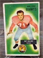 1955 Bowman Football Ray Collins Card