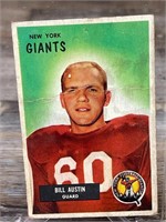 1955 Bowman Football Bill Austin CARD