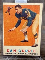 1959 Topps Football Dan Currie CARD