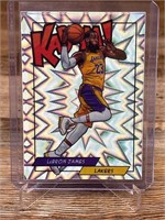 Laker Lebron James Kaboom Basketball Sticker CARD