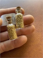 2 bottles gold flakes