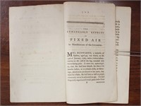 1785 Pamphlet "The Remarkable Effects of Fixed Air