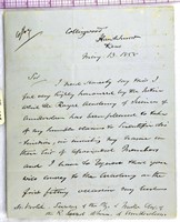 1858 ALS from Sir John Herschel England