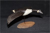 Miniature Flying Canadian Goose Decoy Dated